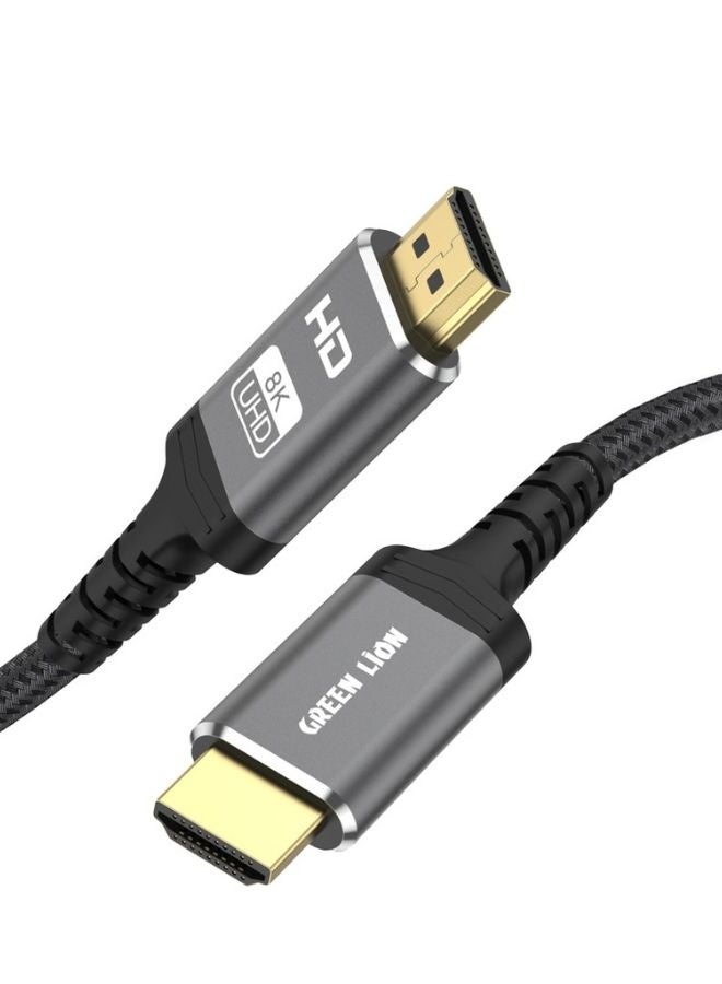 جرين ليون كابل HDMI ممتاز بطول 2 متر من Green Lion - كابل 8K UHD DisplayPort إلى HDMI للألعاب والبث المباشر والمزيد - Image 2