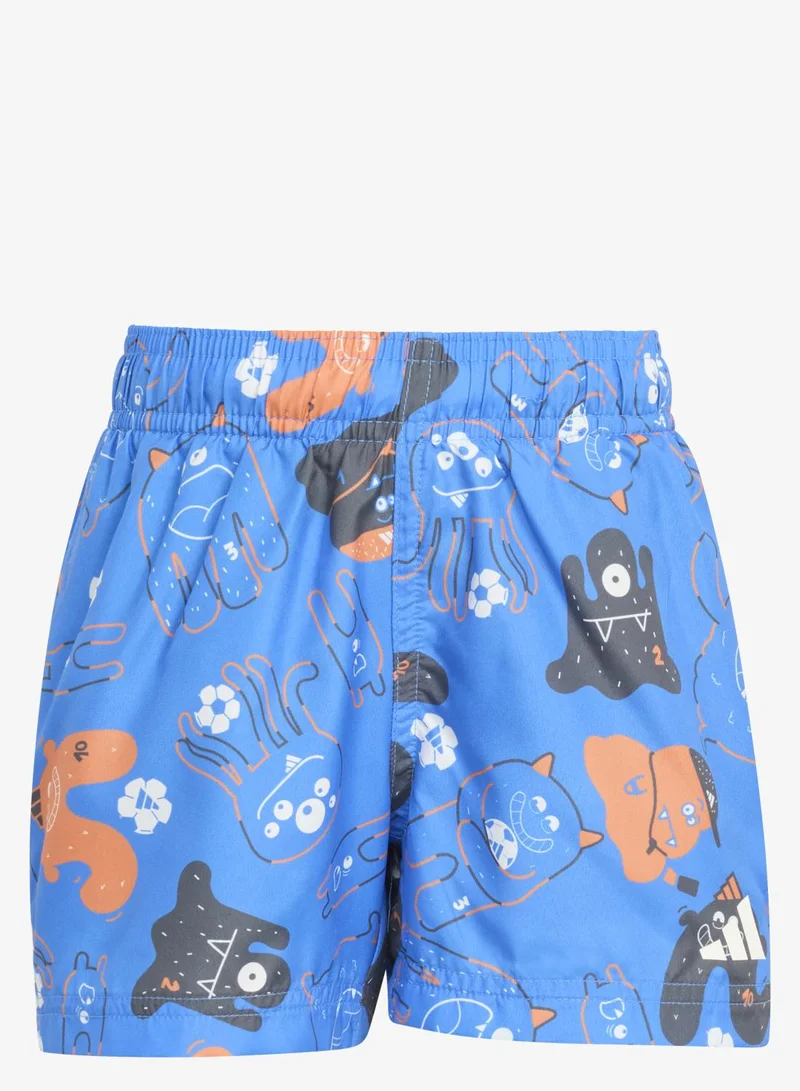Adidas TIRONSTER ALL OVER PRINT SWIM SHORTS