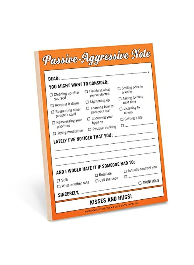 Knock Knock Passive Aggressive Nifty Note