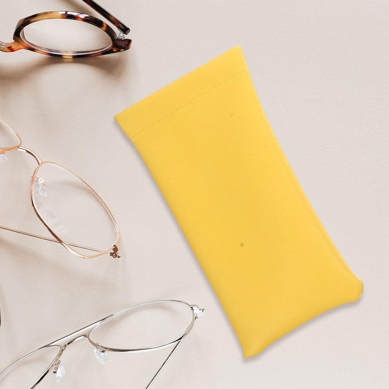 كلاراكو حقيبة تخزين النظارات من Klarako مكونة من 3 قطع، حافظة نظارات محمولة، حافظة نظارات شمسية، حافظة نظارات خفيفة الوزن، حافظة نظارات شمسية للرجال، حافظة نظارات جلدية ناعمة، إطار واقٍ للسفر - Image 3