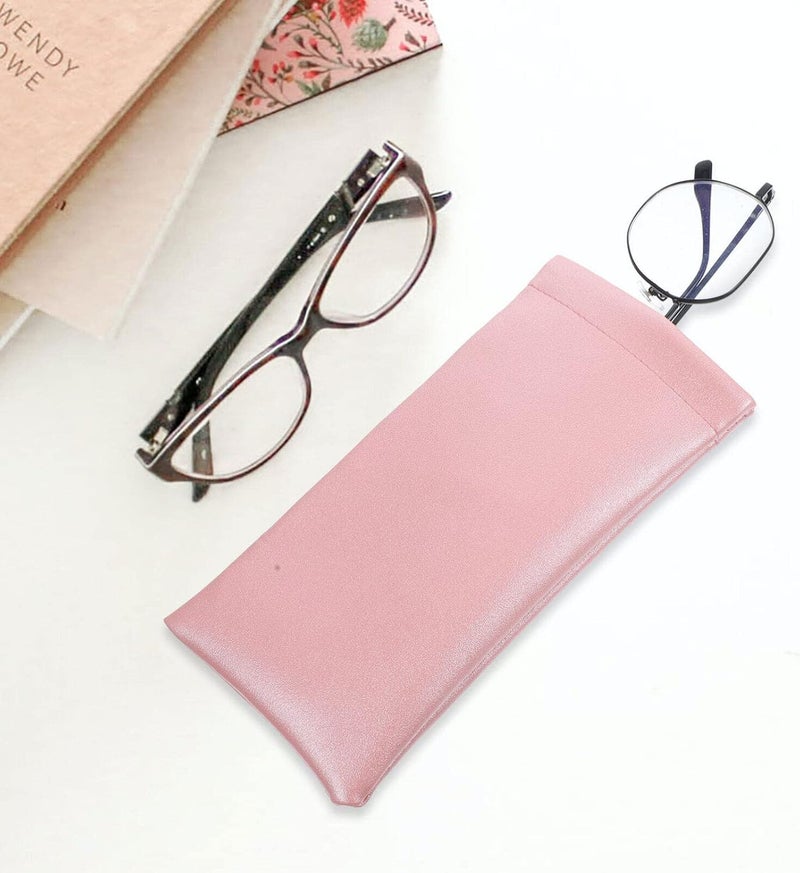 كلاراكو حقيبة تخزين النظارات من Klarako مكونة من 3 قطع، حافظة نظارات محمولة، حافظة نظارات شمسية، حافظة نظارات خفيفة الوزن، حافظة نظارات شمسية للرجال، حافظة نظارات جلدية ناعمة، إطار واقٍ للسفر - Image 2