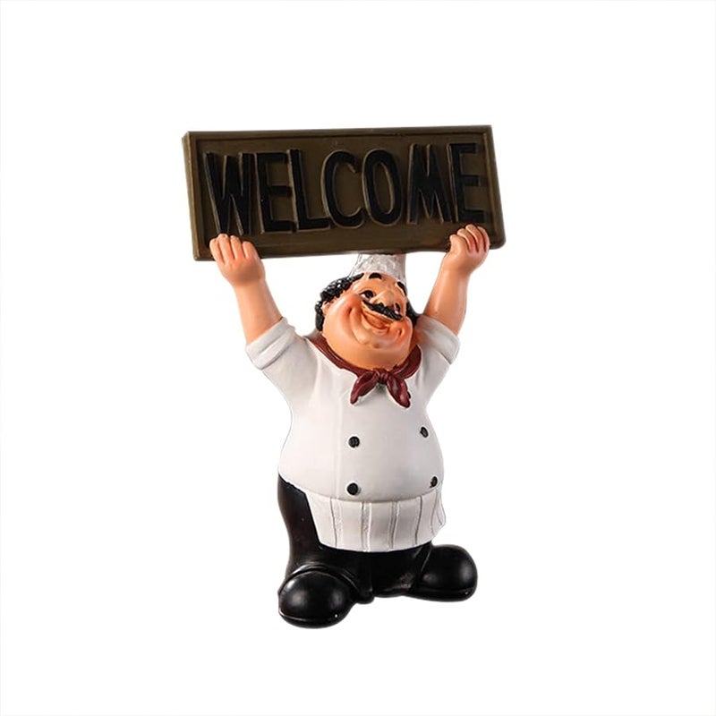 2 Pack Chef Hands Up Welcome Sign For Little Chef Crafts Home Decor Coffee Shop - Image 3