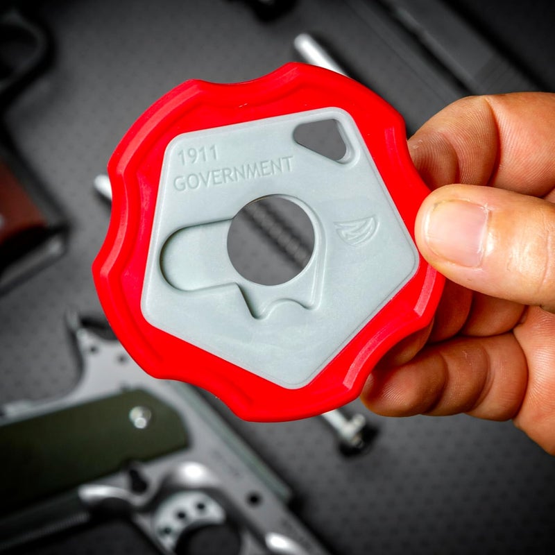 Real Avid 1911 Smart Wrench – Easy Barrel Bushing Removal with Spring Retention and Non‑Marring Resin for 1911 Government and Officer Models - Image 3