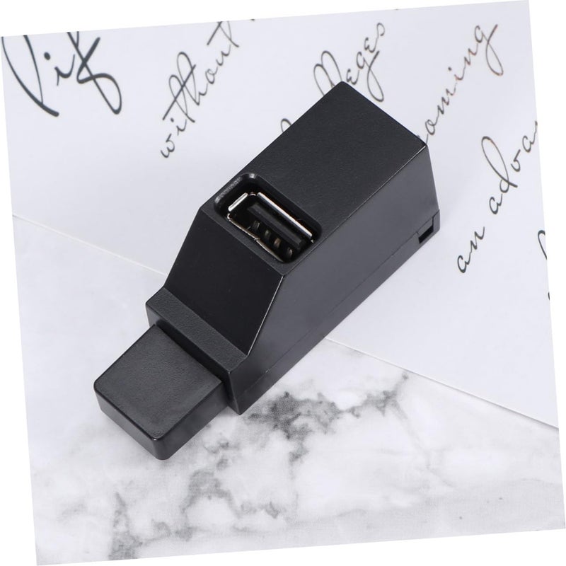 محول USB متعدد المنافذ المدمج والفاصل لأقراص الكمبيوتر المحمول والأقراص الصلبة باللون الأسود - Image 5