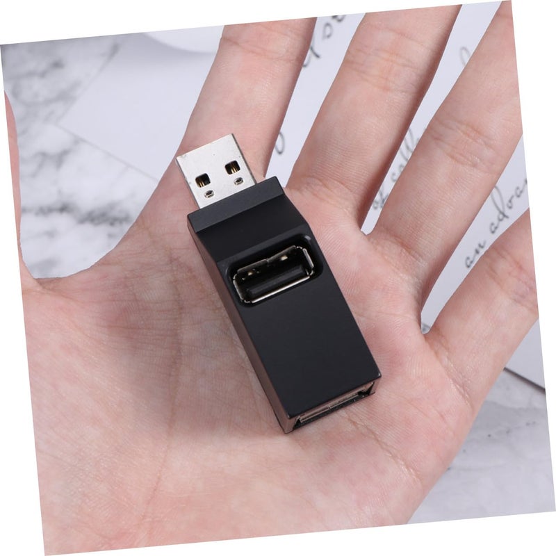 محول USB متعدد المنافذ المدمج والفاصل لأقراص الكمبيوتر المحمول والأقراص الصلبة باللون الأسود - Image 4