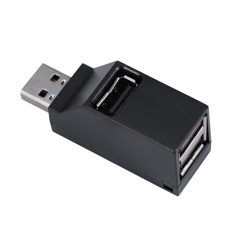 محول USB متعدد المنافذ المدمج والفاصل لأقراص الكمبيوتر المحمول والأقراص الصلبة باللون الأسود - Image 2