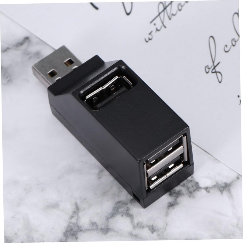 محول USB متعدد المنافذ المدمج والفاصل لأقراص الكمبيوتر المحمول والأقراص الصلبة باللون الأسود - Image 3