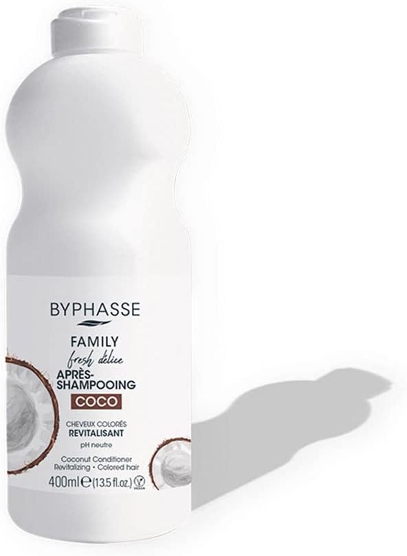 Revitalising Conditioner Byphasse Family Fresh Delice Coconut Coloured hair 400 ml