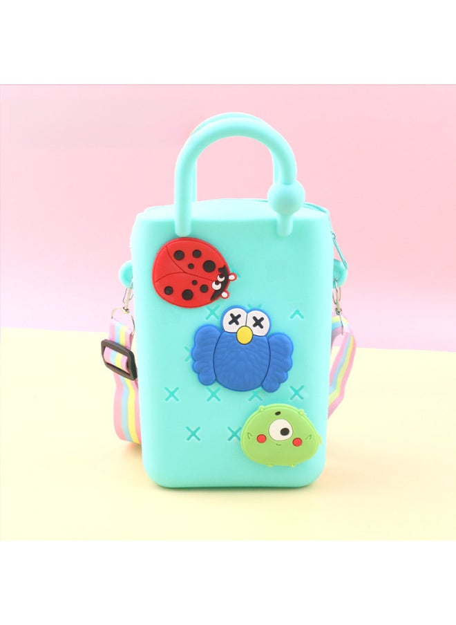 Loquat DIY Hole Bag Cute Accessories Summer Beach Vacation Handbag Colorful Hole Bag DIY Beach Bag Jelly Bag-Colors:102--zipper  - Image 1