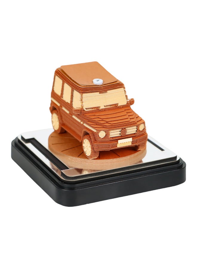 Creative Cultural And Creative Gifts, Customized Paper Carving Car Miniature Models, Office Desktop Decoration Ornaments, 3d Stereo Sticky Notes