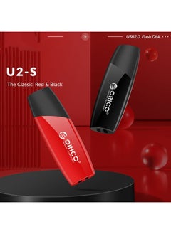 BURAQ ORCIO USB2.0 U Disk Drive, Read: 10MB/s, Write: 3MB/s, Memory:4G(Red)  - Image 3