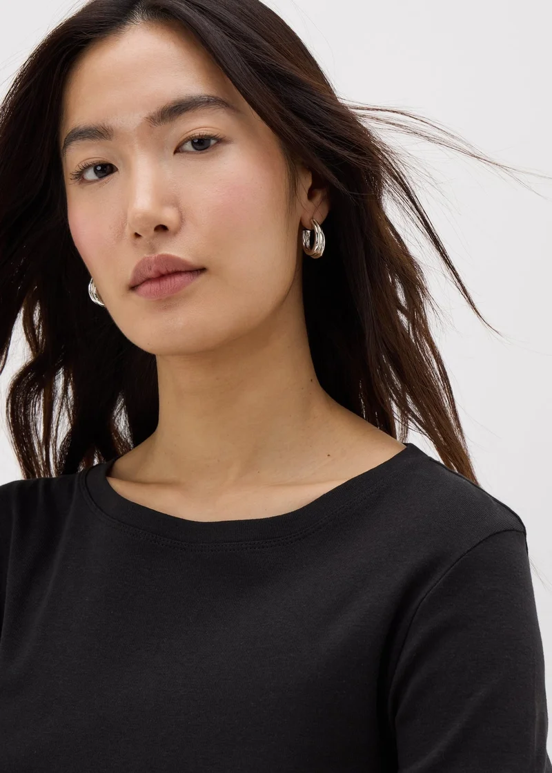 Matalan Black Long Sleeve T-Shirt