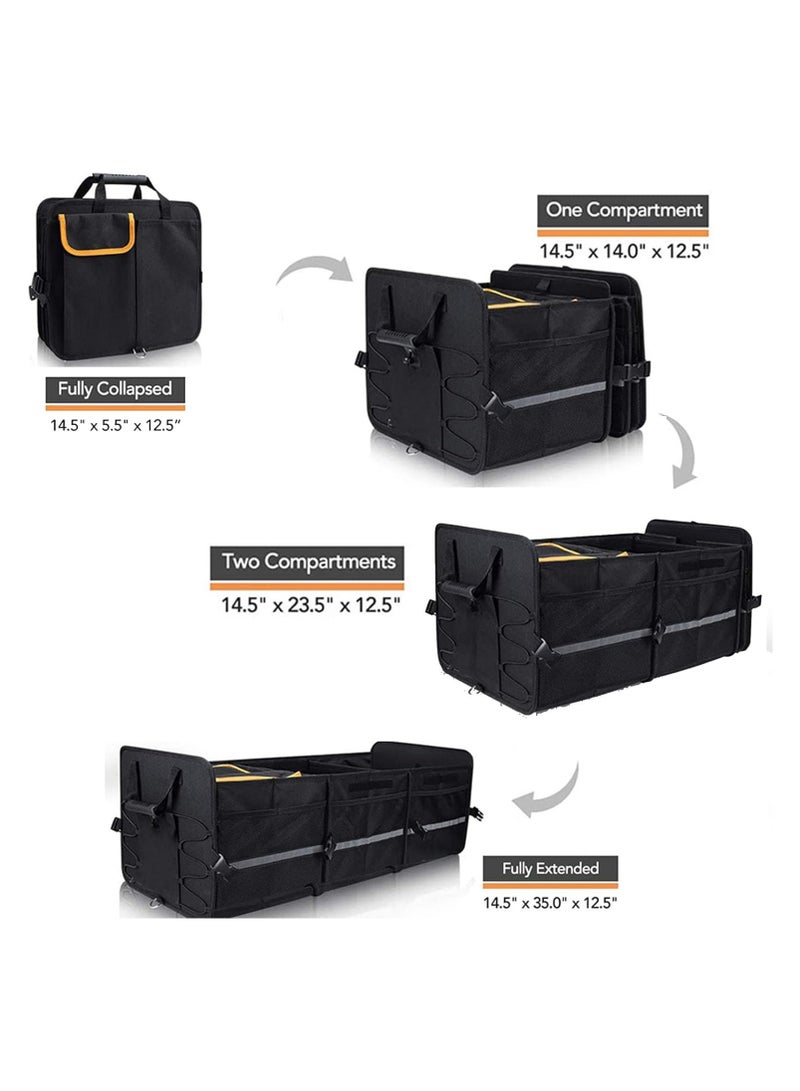 Beauenty Car Organizer Trunk, Foldable on-Board Storage Box  - Image 3
