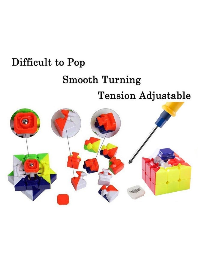 ماجيك واند مكعب السرعة ماجيك واند ٣×٣×٣ بدون ملصقات مع حصالة شفافة مجانية (مكعب ٣×٣) - Image 4