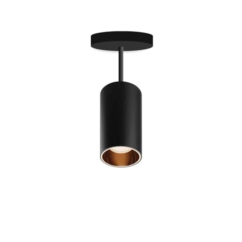Panasonic 12W Cylindrical Pendant Spotlight, Rose Gold Reflector, Pendant Ceiling Light for Home with Rose Gold Reflector (Natural White - PDHM01124) - Image 2