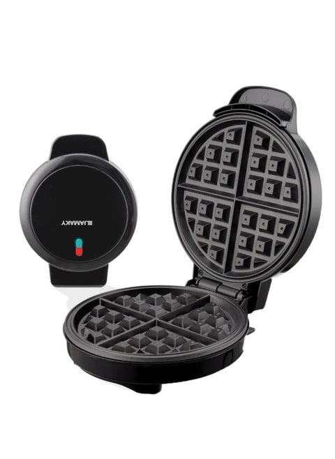 Waffle Maker 1500 Watt - JMK 2007A - Black Color ,  with Italian technology