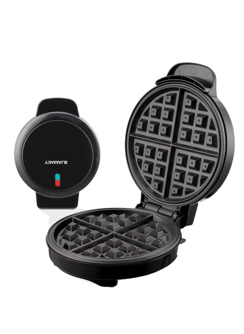 JAMAKY Italy - Waffle Maker 1500 Watt - JMK 2007A - Black Color ,  with Italian technology - Image 1
