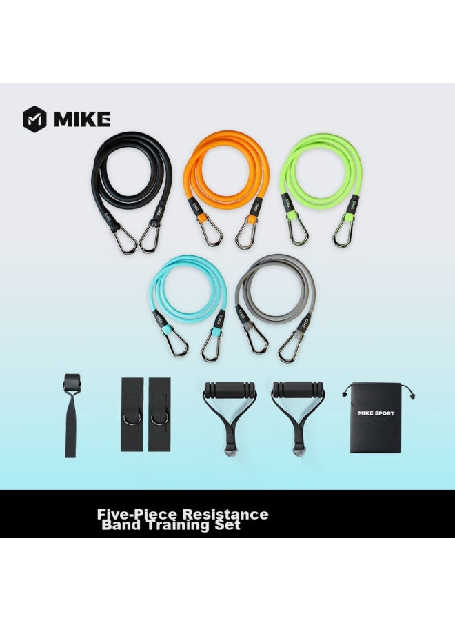 Mijie Lat Pulley Home Fitness Equipment Latex Resistance Band Chest Muscle Training Professional Set Mk8016-01