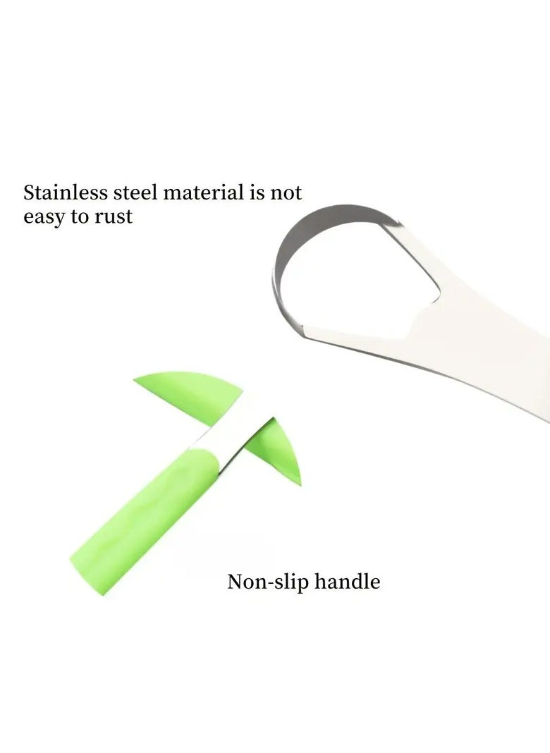 LANGMANNI Stainless Steel Tongue Scraper - Easy-Clean, Fresh Breath Oral Care Tool with Portable Case, 25.5g  - Image 2