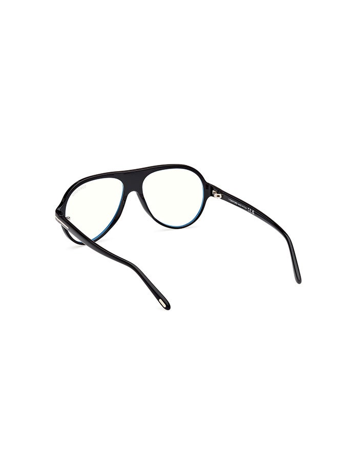 TOM FORD إطارات نظارات الطيار للرجال باللون الأسود اللامع TOMFORD FT5012-B00153 53 مم - Image 3