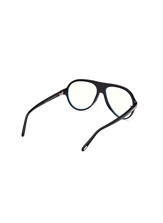 TOM FORD إطارات نظارات الطيار للرجال باللون الأسود اللامع TOMFORD FT5012-B00153 53 مم - Image 5