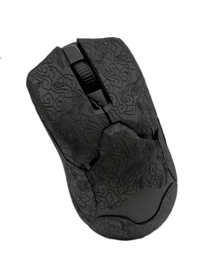 Jplayer Anti-Slip Sweat-Proof Side Grip Stickers For Razer V2Pro Mouse, Gaming Wireless Mouse Sticker Matte Anti-Slip Sweat-Proof Black Cloud Pattern Full Cover - Image 2