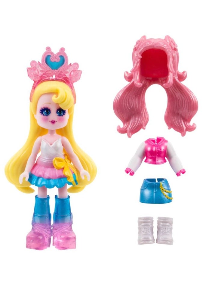 Royale High Core Deluxe 3-Inches Doll Figure with Accessories - Light Fairy  | Exclusive Virtual Item Code Included | Collectible Figure | Fashion Doll | For Fans, Gamers & Collectors! | Official Licensed Product - Image 2