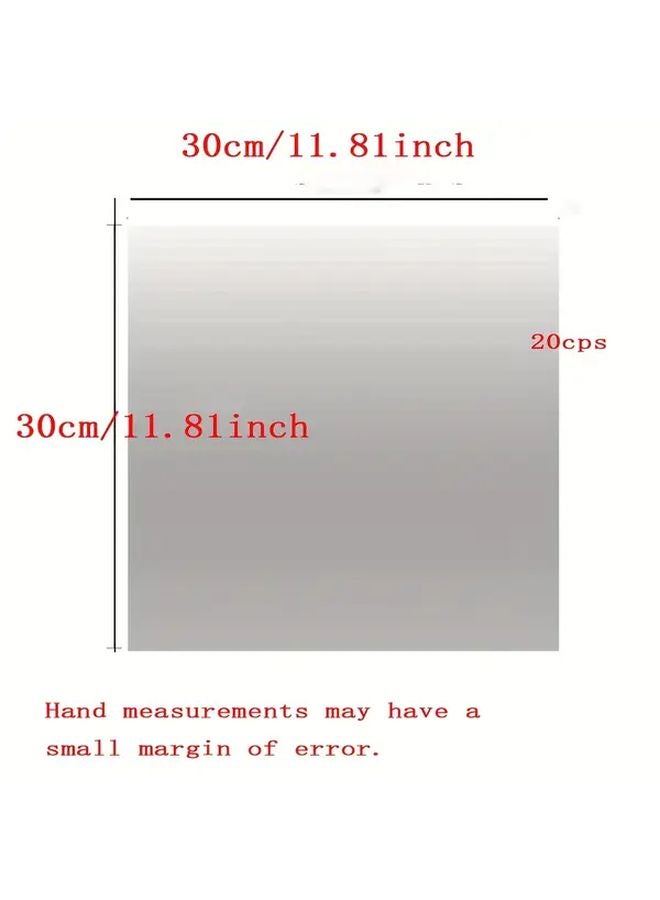 White Flower Wrapping Paper 20pcs Waterproof Bouquet Packaging DIY Gift Christmas - Image 4