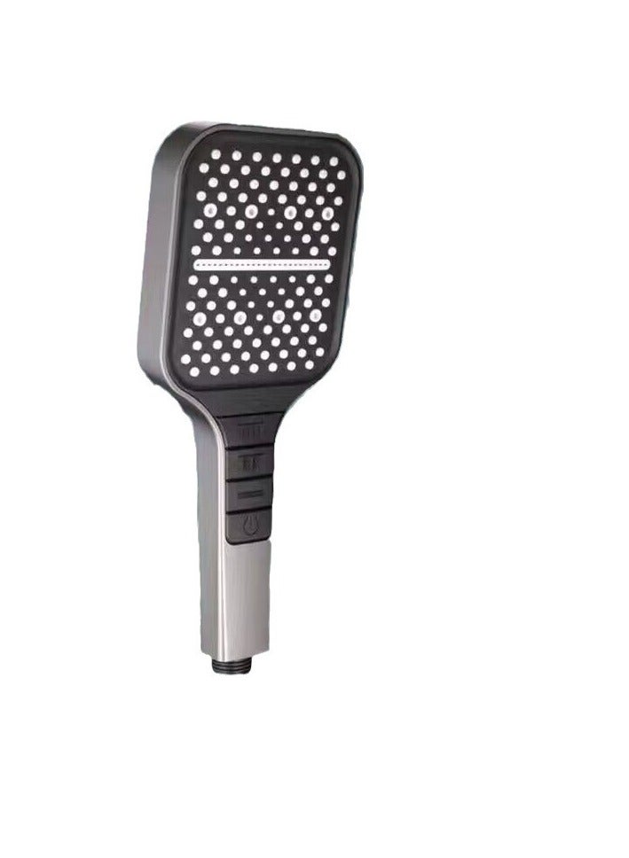 Newly Upgraded Multi-Function Pressurized Square Shower Head, Enjoy a Comfortable SPA-Level Shower Experience, Silver - Image 1