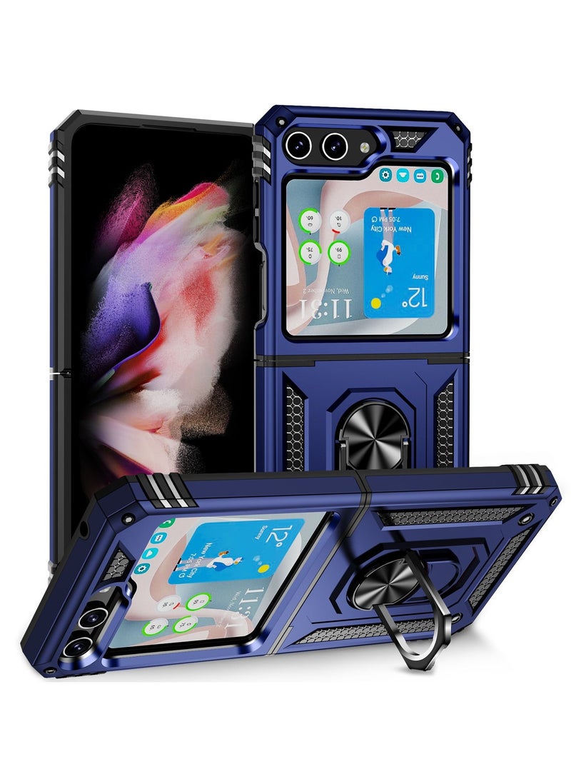 Protective Case Cover For Samsung Galaxy Z Flip 5 5G Blue  - Image 1