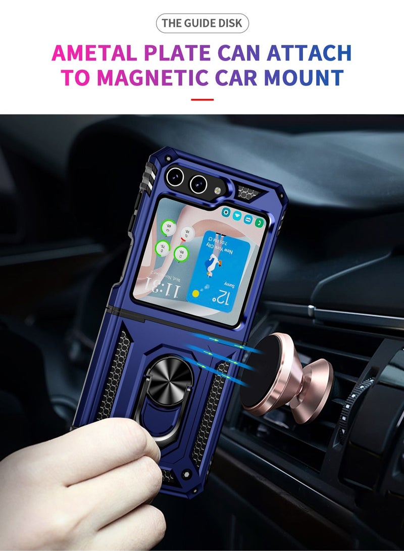 Protective Case Cover For Samsung Galaxy Z Flip 5 5G Blue  - Image 5