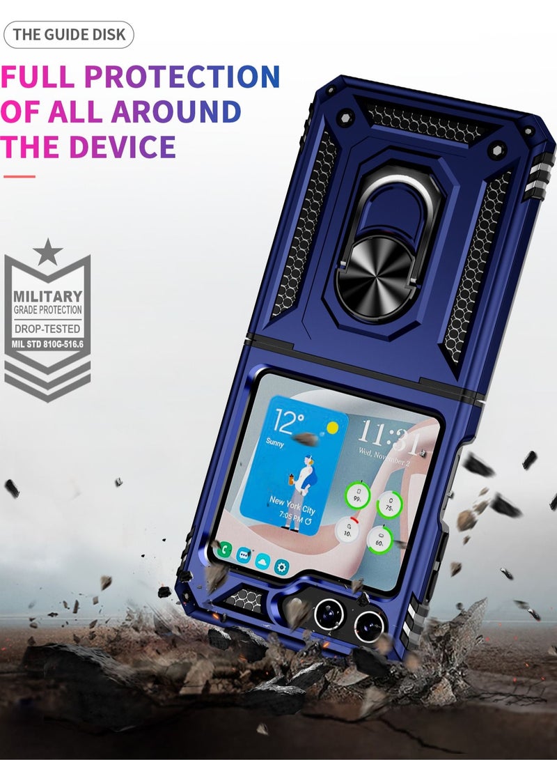 Protective Case Cover For Samsung Galaxy Z Flip 5 5G Blue  - Image 3