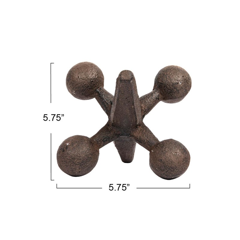 Creative Co-Op Retro Decorative Cast Iron Jack Figurine - Image 2