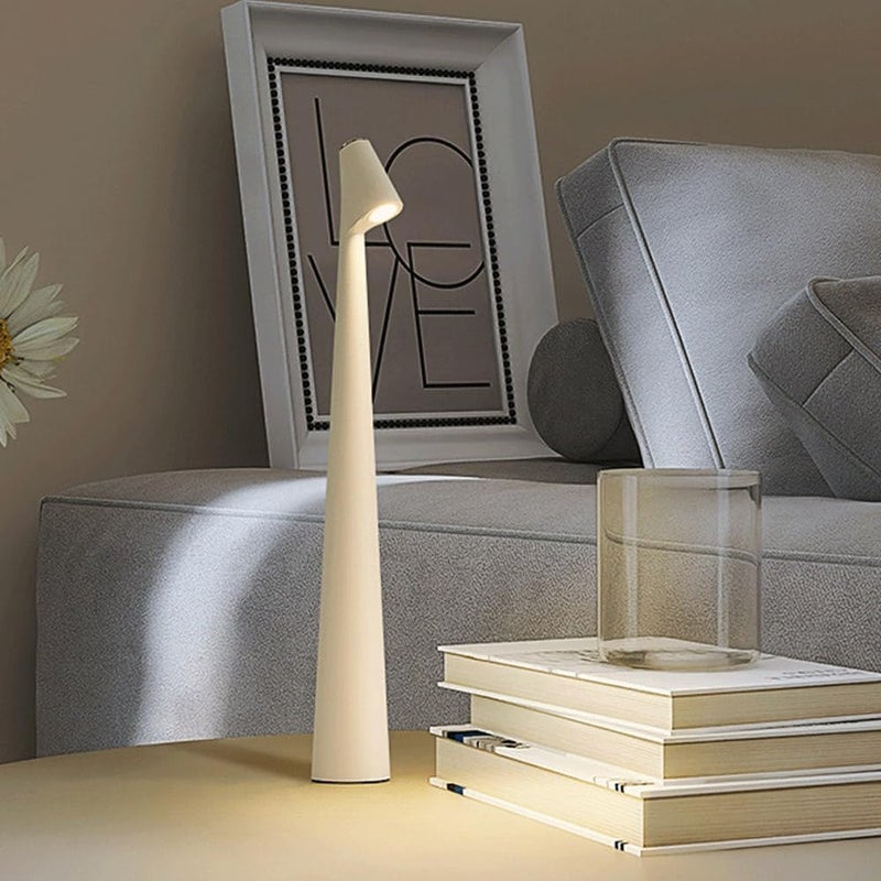 Portable Touch-Control LED Desk Lamp, 13.2 Inches, Rechargeable with Three Dimming Levels, Black - Image 5