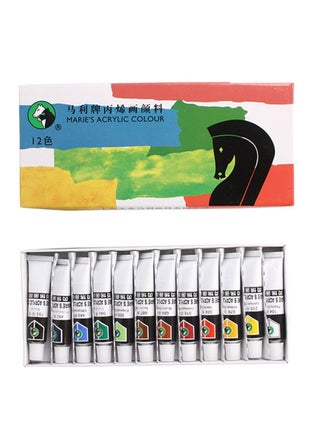 Maries Acrylic Colors, 12 tubes 12 ml - pzsku/Z636227F67EAC71B88BAEZ/45/_/1678370923/e4ded0fa-5006-4f86-8711-d3094a7c16df