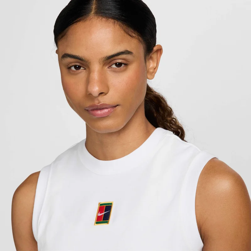 Nike Women's Court Heritage Cropped Tennis Tank Top