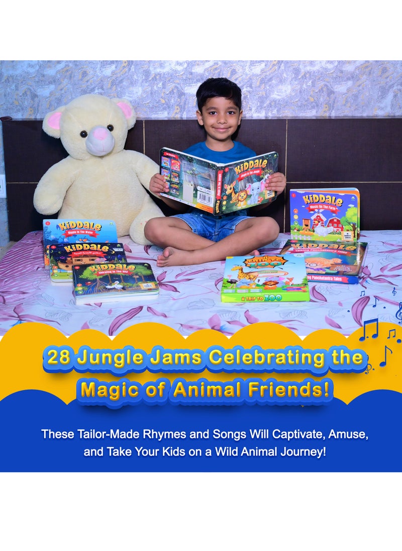 Kiddale Wild Animal Rhymes Musical Sound Book for 1+ year old|Interactive Touch n Play Sound Book|Learning & Education|Perfect Gift for 1-3 years old|Sing Along Books  - Image 4