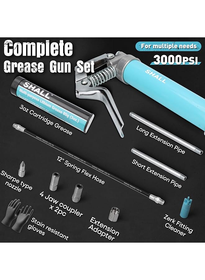 SHALL Mini Pistol Grip Grease Gun Kit  - Image 2