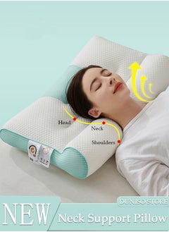 DUNISO 1PCS Comfort Ergonomic Pillow for Pain Relief Bed Pillow for Sleeping, Ergonomic Orthopedic Cervical for Neck and Shoulder Pain, Side Back Stomach Sleeper  - Image 1