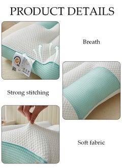 DUNISO 1PCS Comfort Ergonomic Pillow for Pain Relief Bed Pillow for Sleeping, Ergonomic Orthopedic Cervical for Neck and Shoulder Pain, Side Back Stomach Sleeper  - Image 3