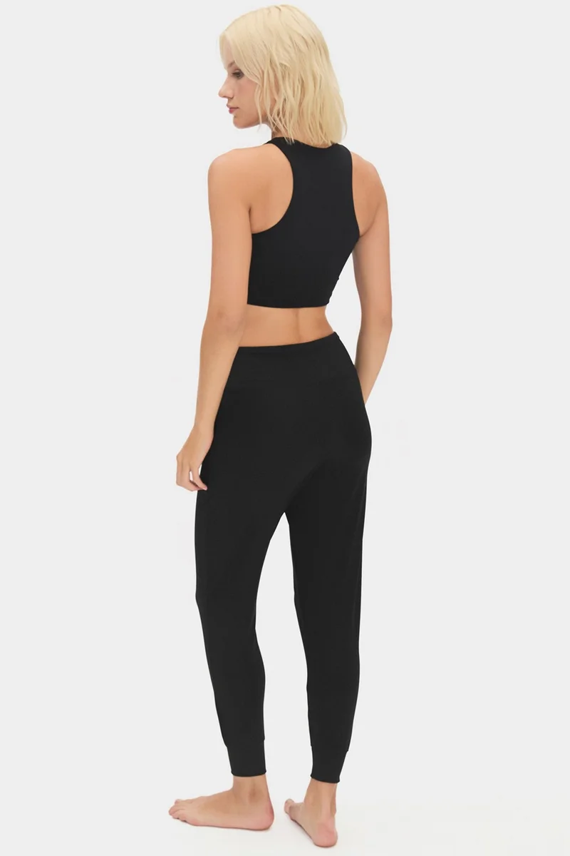 JOYSTAR Women's Beige High Waist Jogger Sweatpants