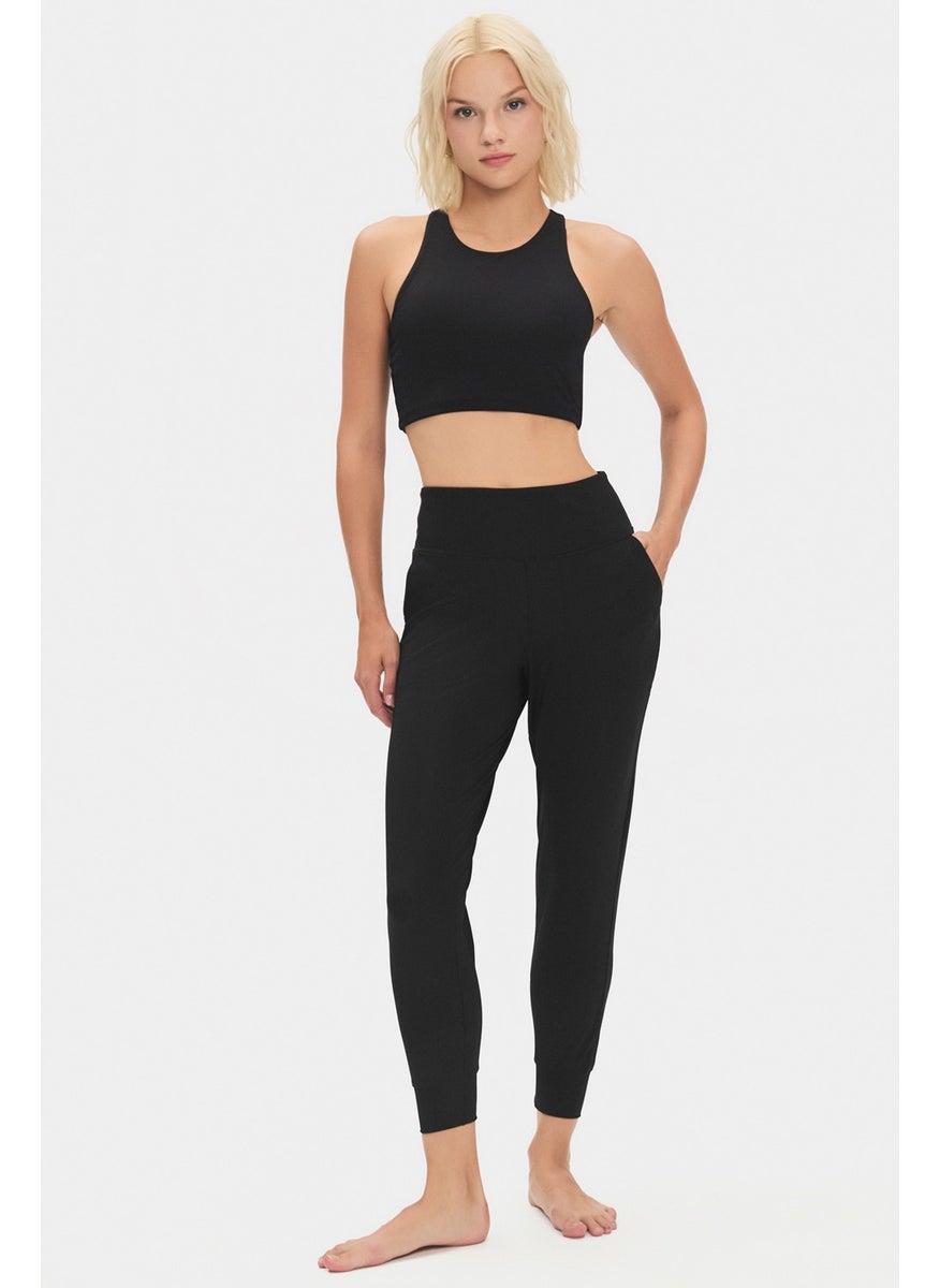 JOYSTAR - Women's Beige High Waist Jogger Sweatpants - Image 1