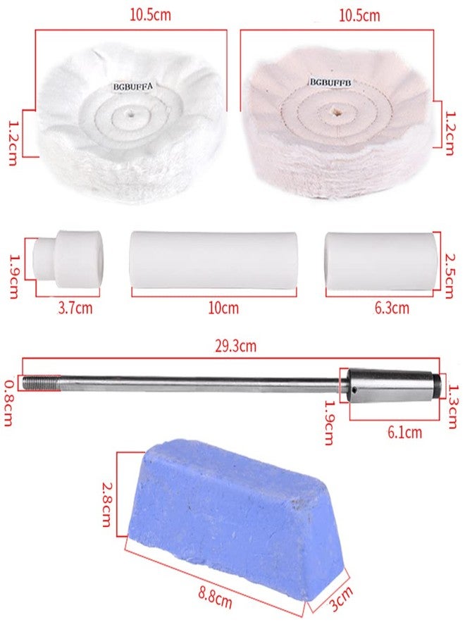 NAGU Lathe Buffing System 2 Step, 2 Wheel Bufffing Mandrel, MT2 Mounts - Image 5