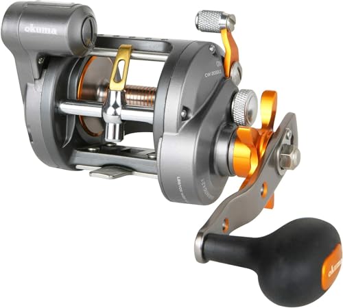 Okuma Fishing Tackle Cold Water Linecounter Trolling Reel CW-203D Silver - Image 3