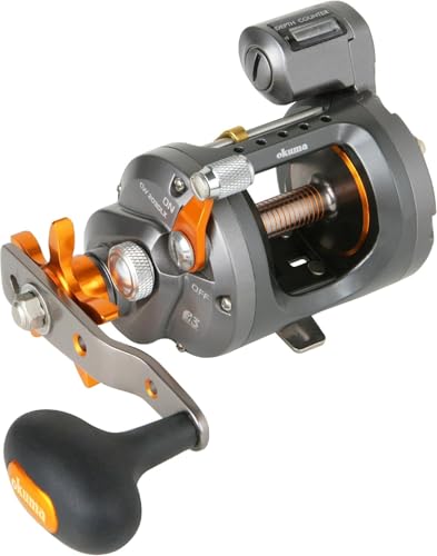 Okuma Fishing Tackle Cold Water Linecounter Trolling Reel CW-203D Silver - Image 4