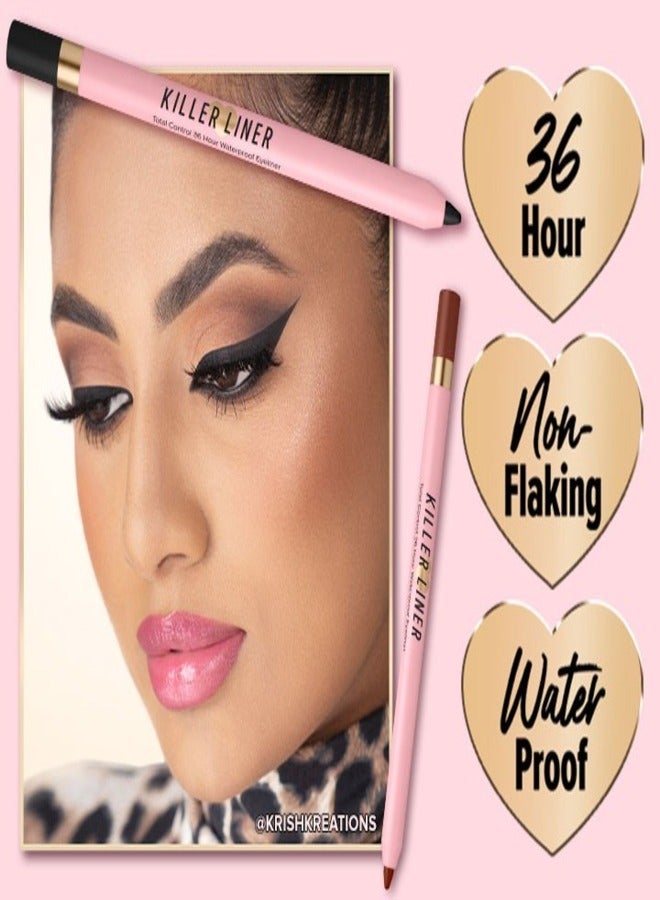Too FacedCosmetics Too Faced Killer Liner 36 Hour Waterproof Gel Eyeliner Rustic Spiced Orange 1.2g  - Image 5