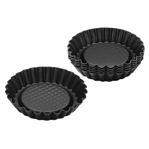 Zenker Non-Stick Carbon Steel Mini Tart Pans, 4-Inch Diameter, Set of 6 - Image 1