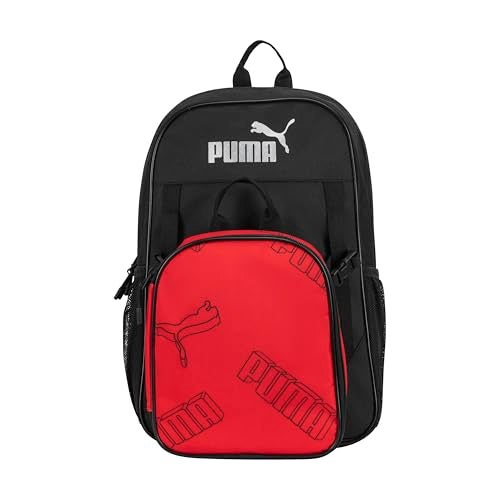 PUMA Unisex Kid's Colony Lunch Kit & Backpack Combo, High Risk Red/Black, Medium - Image 2