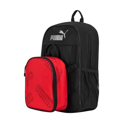 PUMA Unisex Kid's Colony Lunch Kit & Backpack Combo, High Risk Red/Black, Medium - Image 1