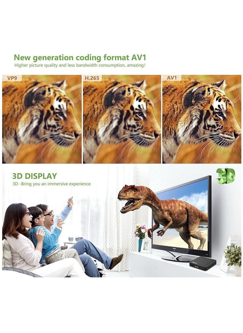 Tanix - Quad Core Android TV Box with 2GB RAM and 16GB ROM - Lot 2G DDR3/16GB eMMC/Yes/100M/HDMI-Compatible 2.1/Android 11 - Image 1